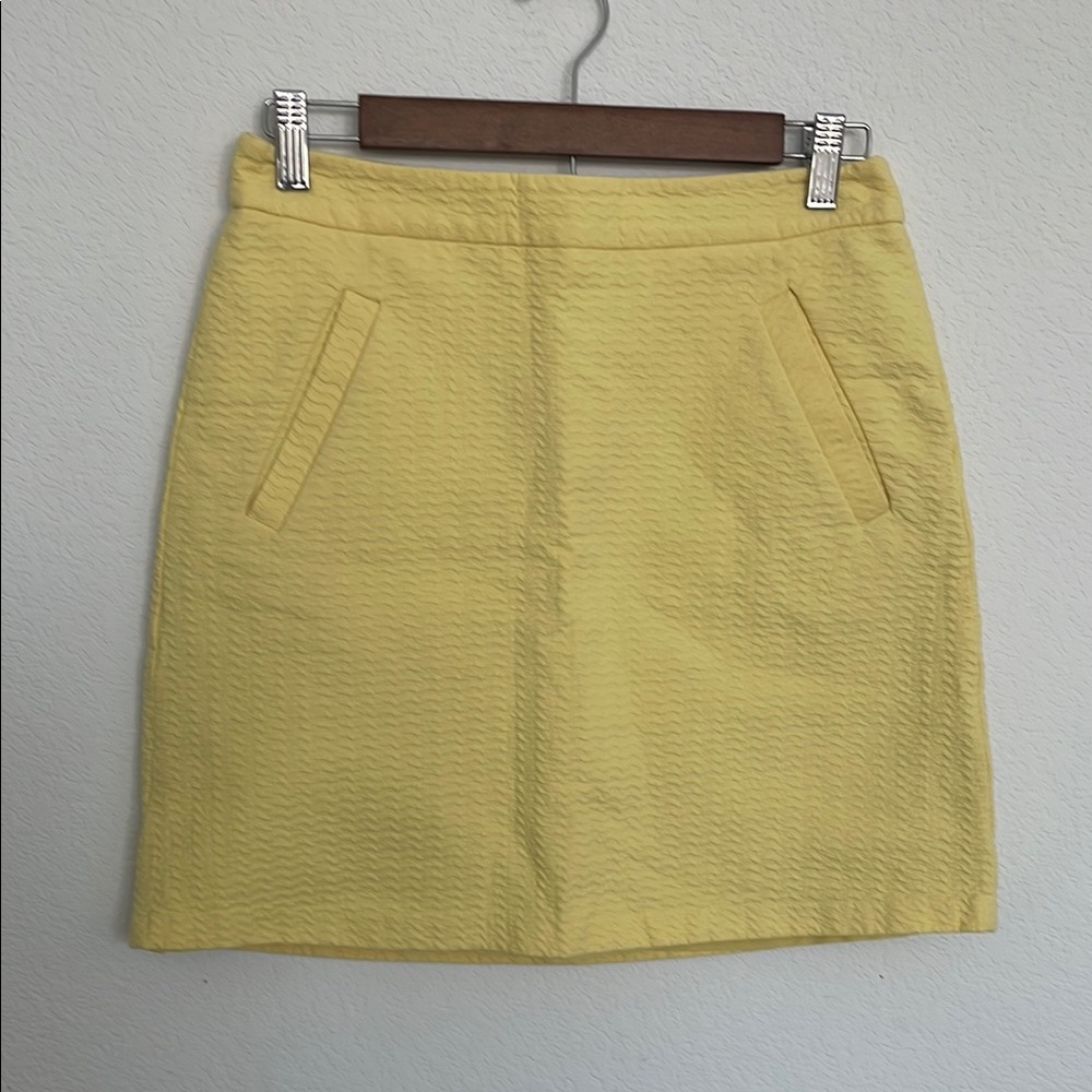 The Limited Yellow Pencil Mini Skirt Casual